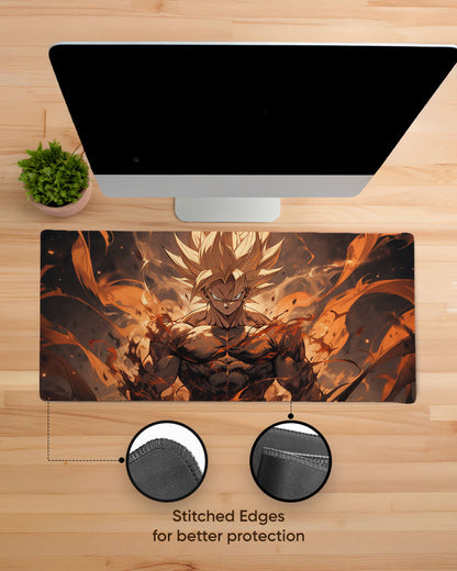 Golden Warrior Desk Mat