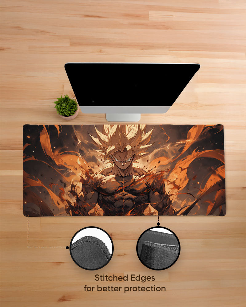 Golden Warrior Desk Mat