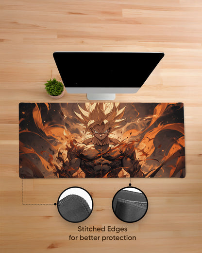 Golden Warrior Desk Mat