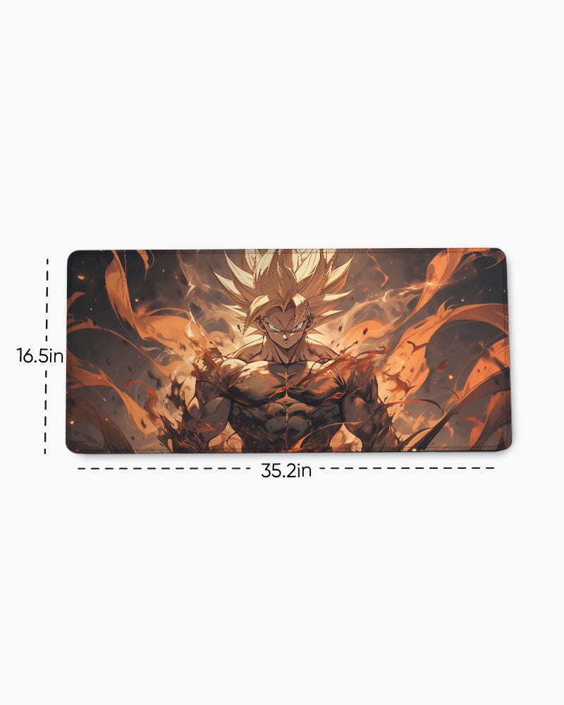 Golden Warrior Desk Mat