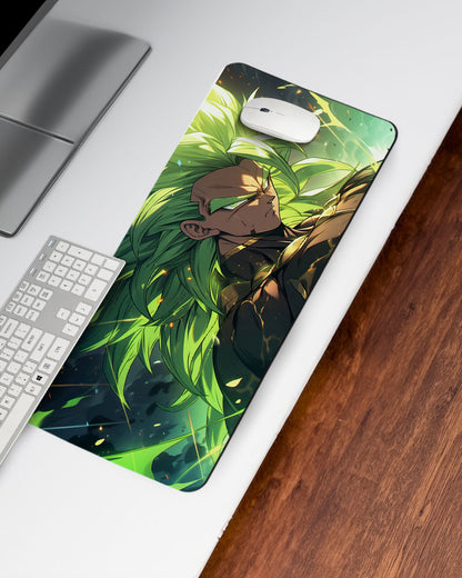 Emerald Saiyan Desk Mat