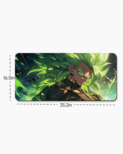 Emerald Saiyan Desk Mat