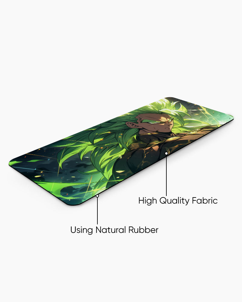 Emerald Saiyan Desk Mat
