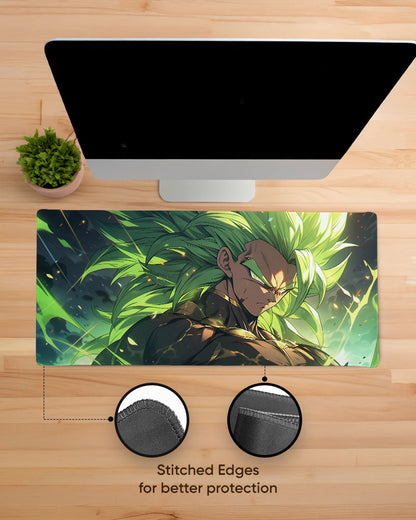 Emerald Saiyan Desk Mat