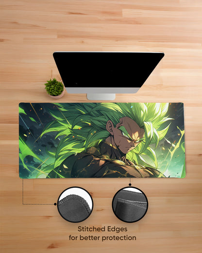 Emerald Saiyan Desk Mat