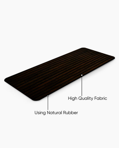 Dark Walnut Wood Desk Mat