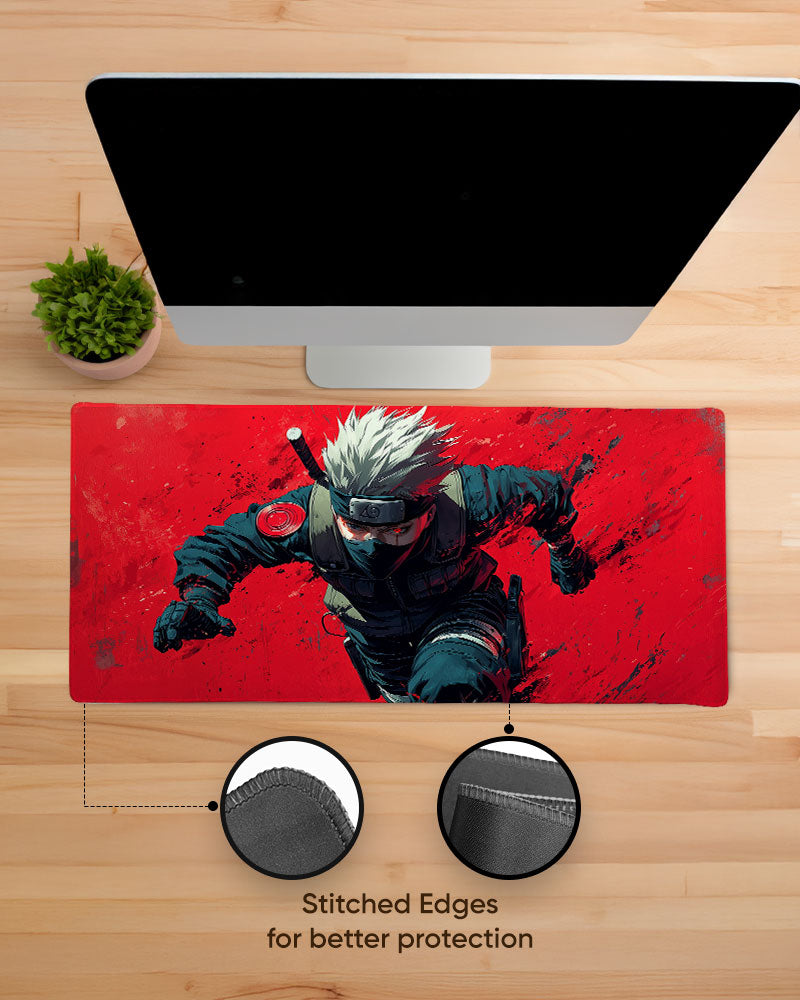 Crimson Ambush Desk Mat