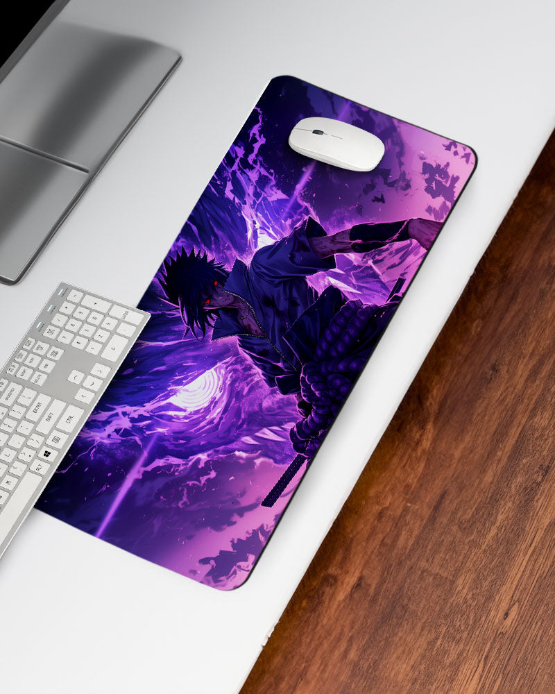 The Uchiha's Fury Desk Mat