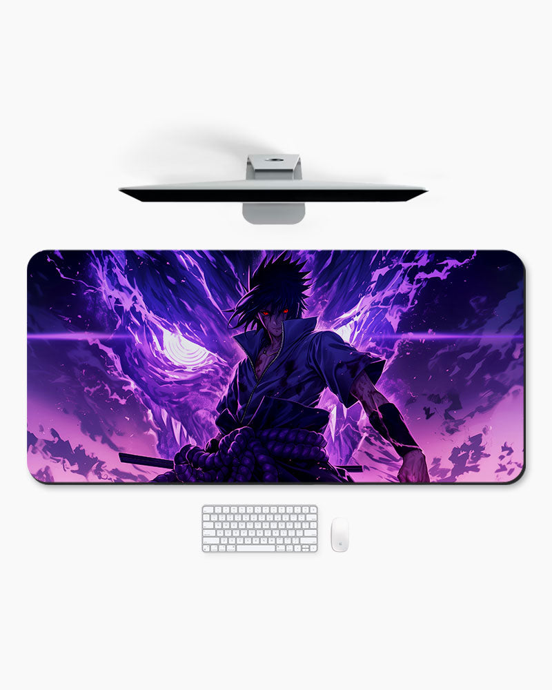 The Uchiha's Fury Desk Mat
