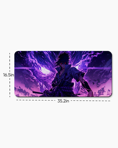 The Uchiha's Fury Desk Mat