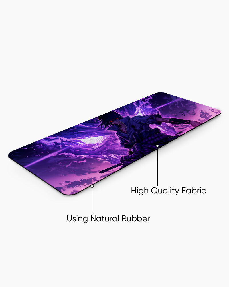 The Uchiha's Fury Desk Mat