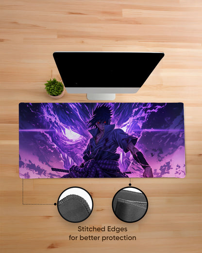The Uchiha's Fury Desk Mat