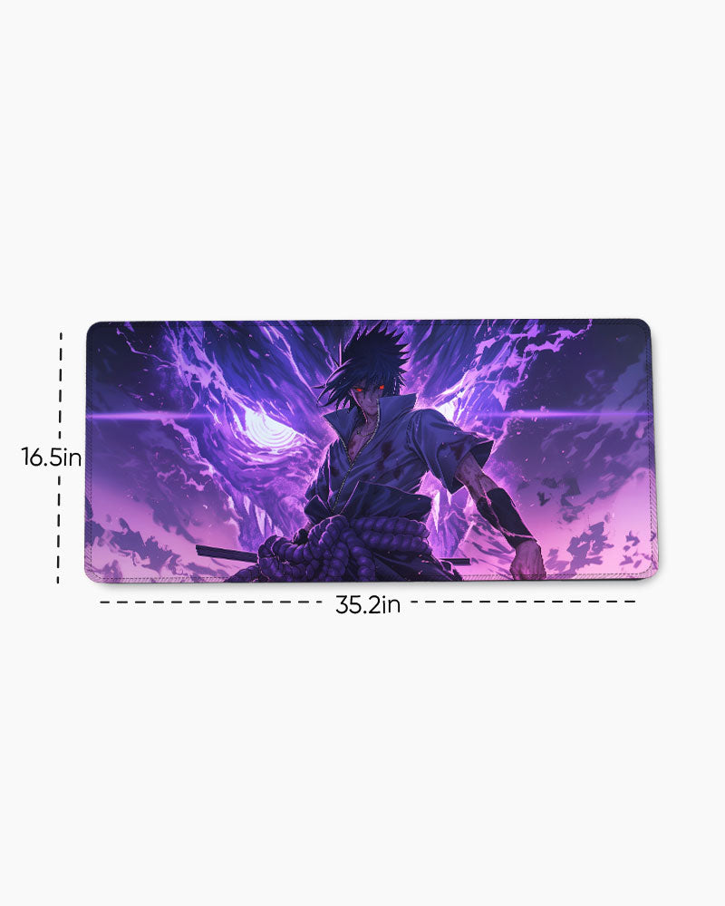 The Uchiha's Fury Desk Mat