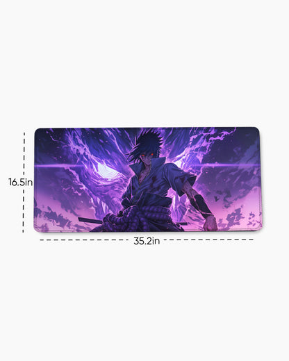 The Uchiha's Fury Desk Mat