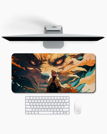 The Golden Fox's Will Desk Mat