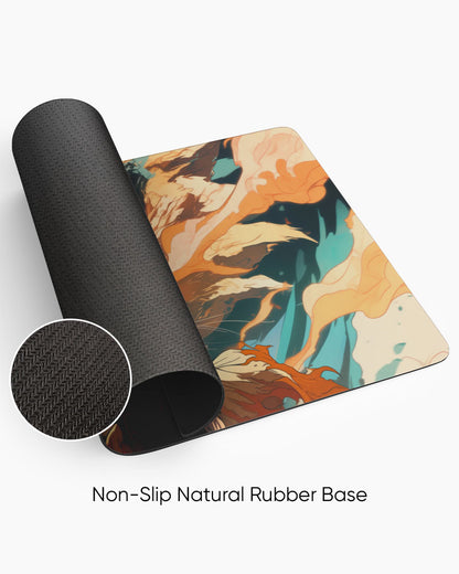 The Golden Fox's Will Desk Mat