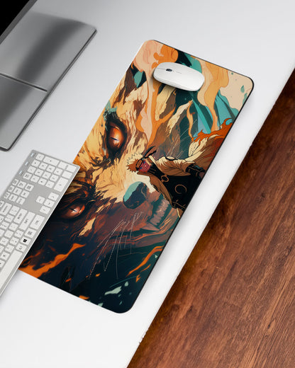 The Golden Fox's Will Desk Mat