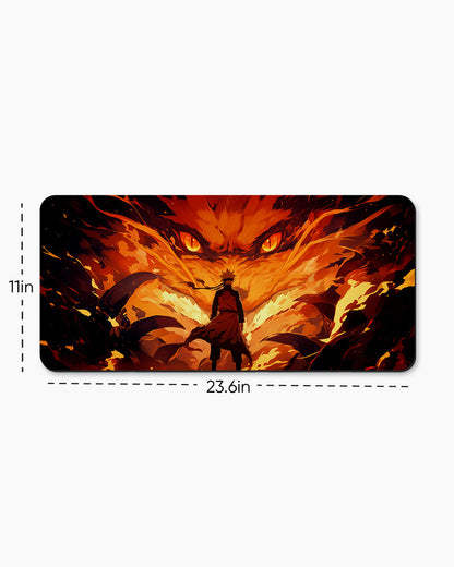The Fox's Inferno Desk Mat