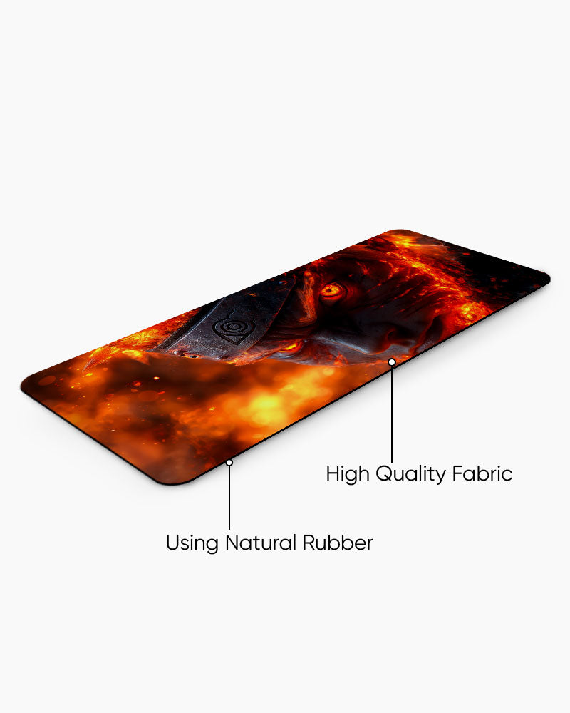 Kurama's Inferno Desk Mat