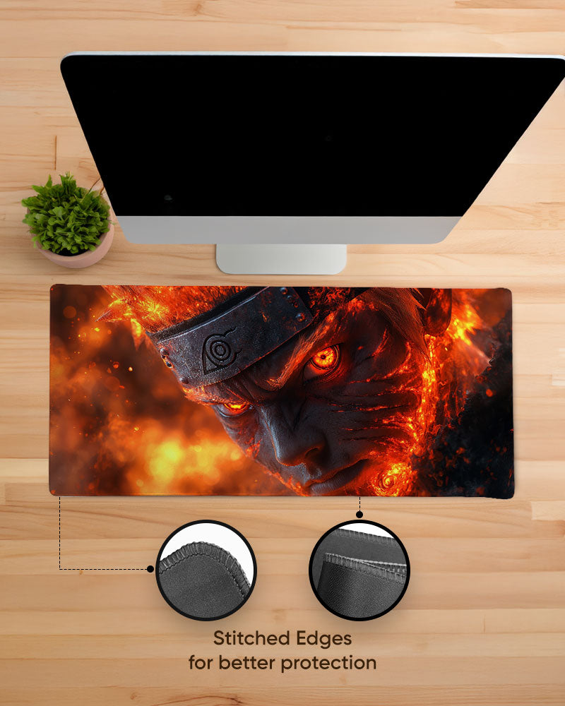 Kurama's Inferno Desk Mat