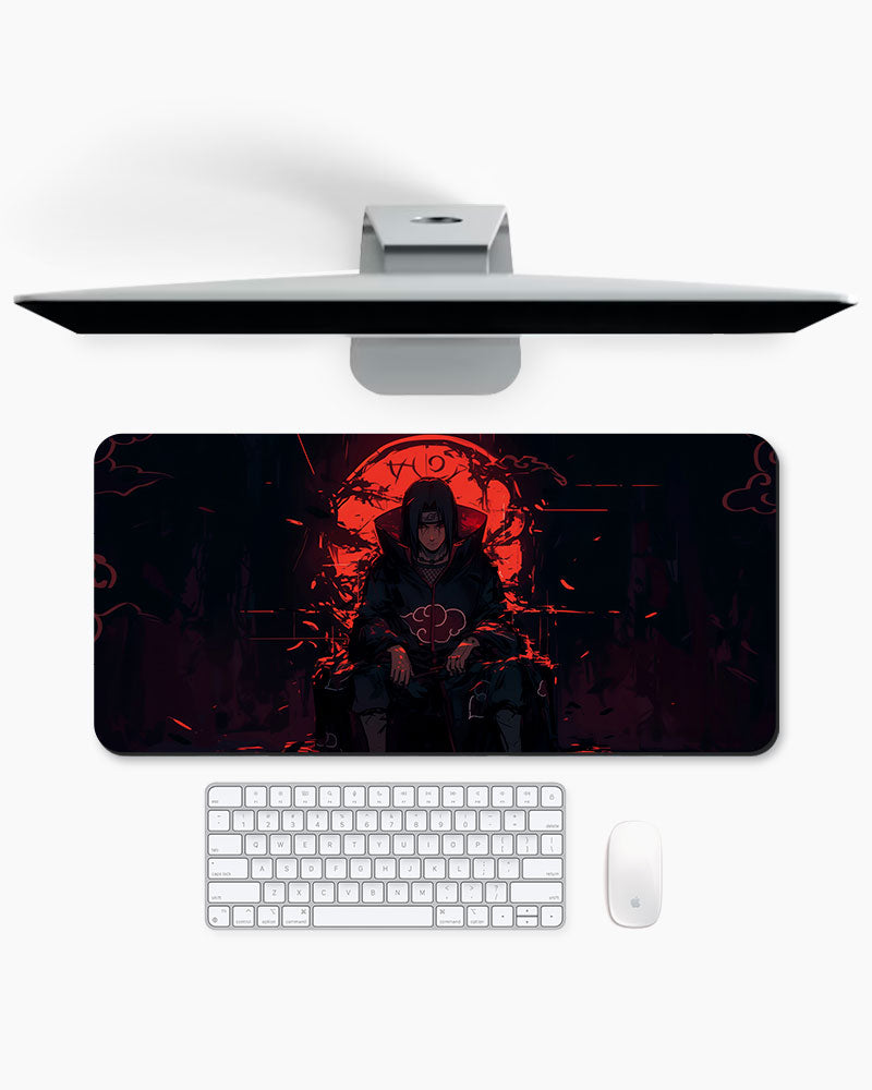 The Crimson Moon Desk Mat