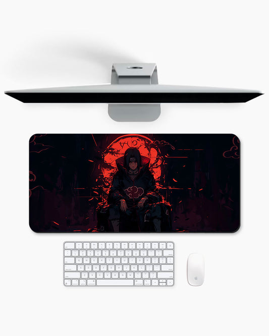 The Crimson Moon Desk Mat