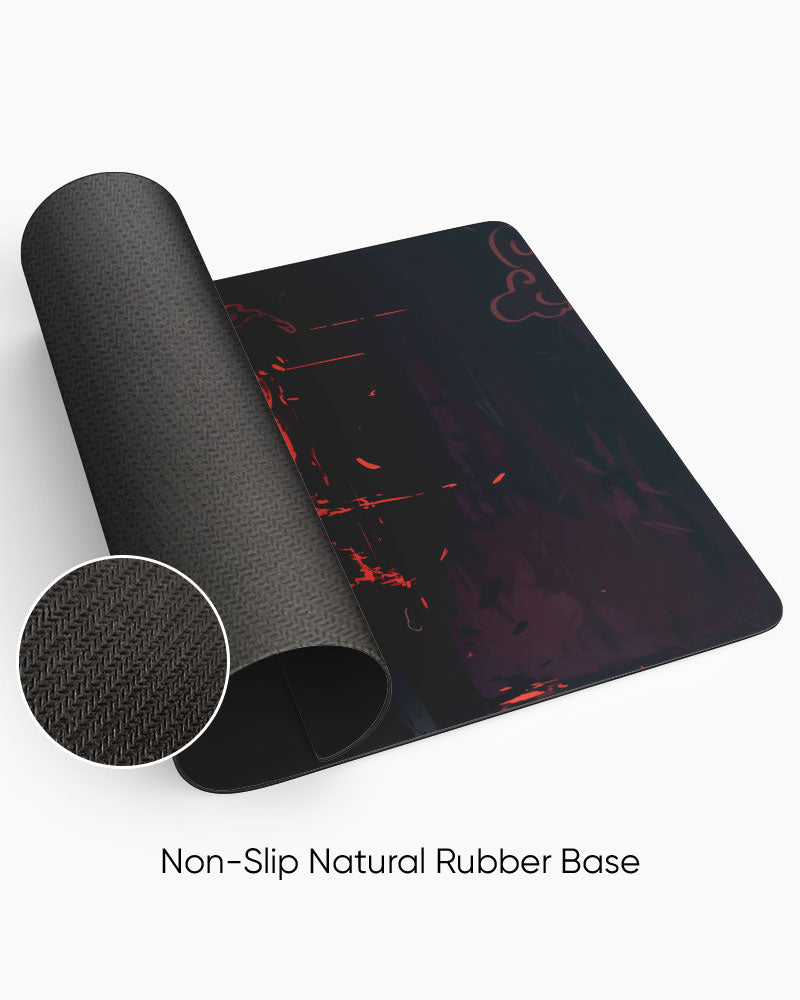 The Crimson Moon Desk Mat