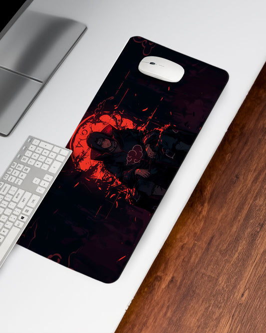 The Crimson Moon Desk Mat