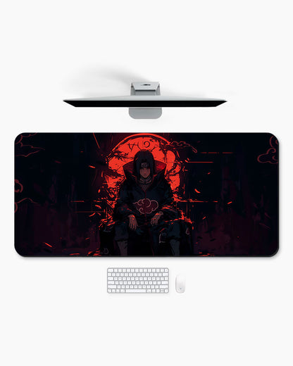 The Crimson Moon Desk Mat