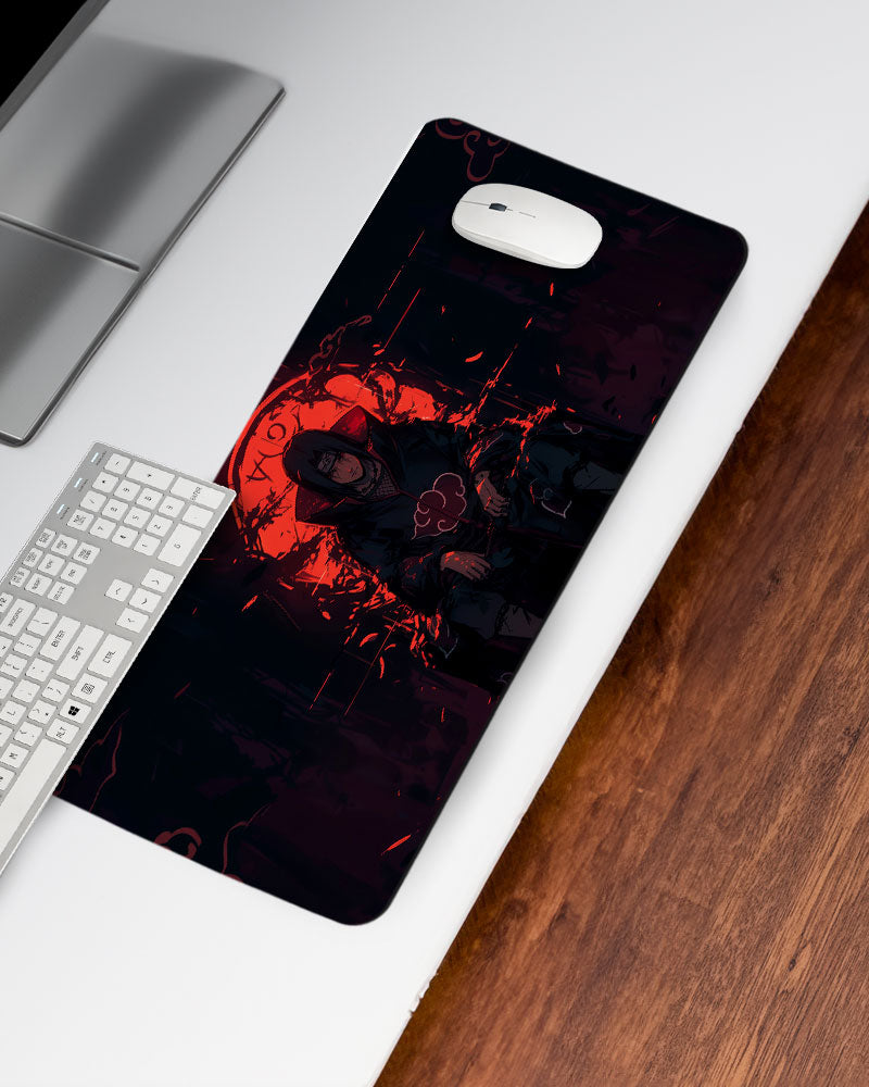 The Crimson Moon Desk Mat