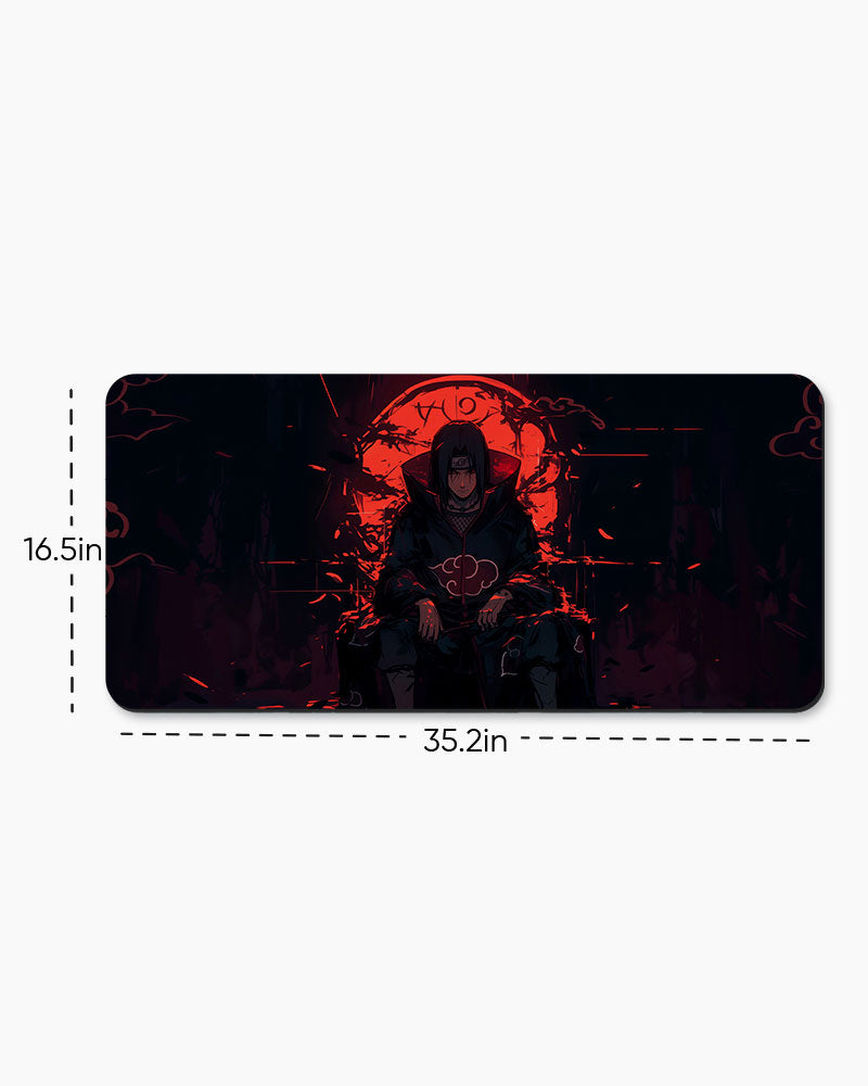 The Crimson Moon Desk Mat