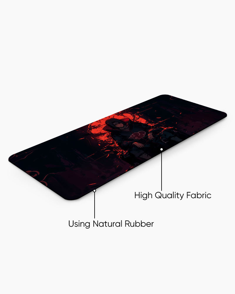 The Crimson Moon Desk Mat