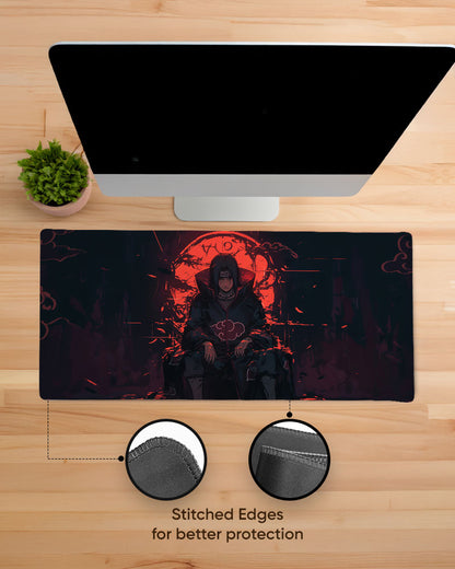 The Crimson Moon Desk Mat