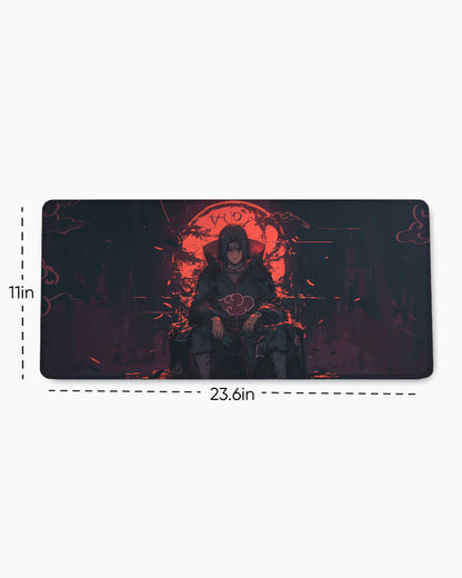 The Crimson Moon Desk Mat