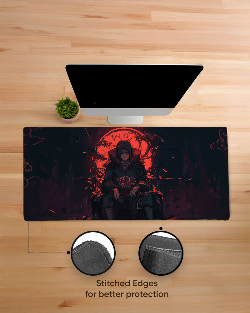 The Crimson Moon Desk Mat