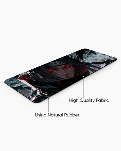 The Crow's Rain Desk Mat