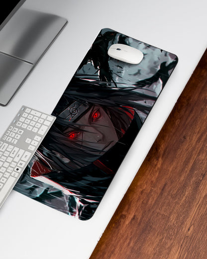 The Crow's Rain Desk Mat