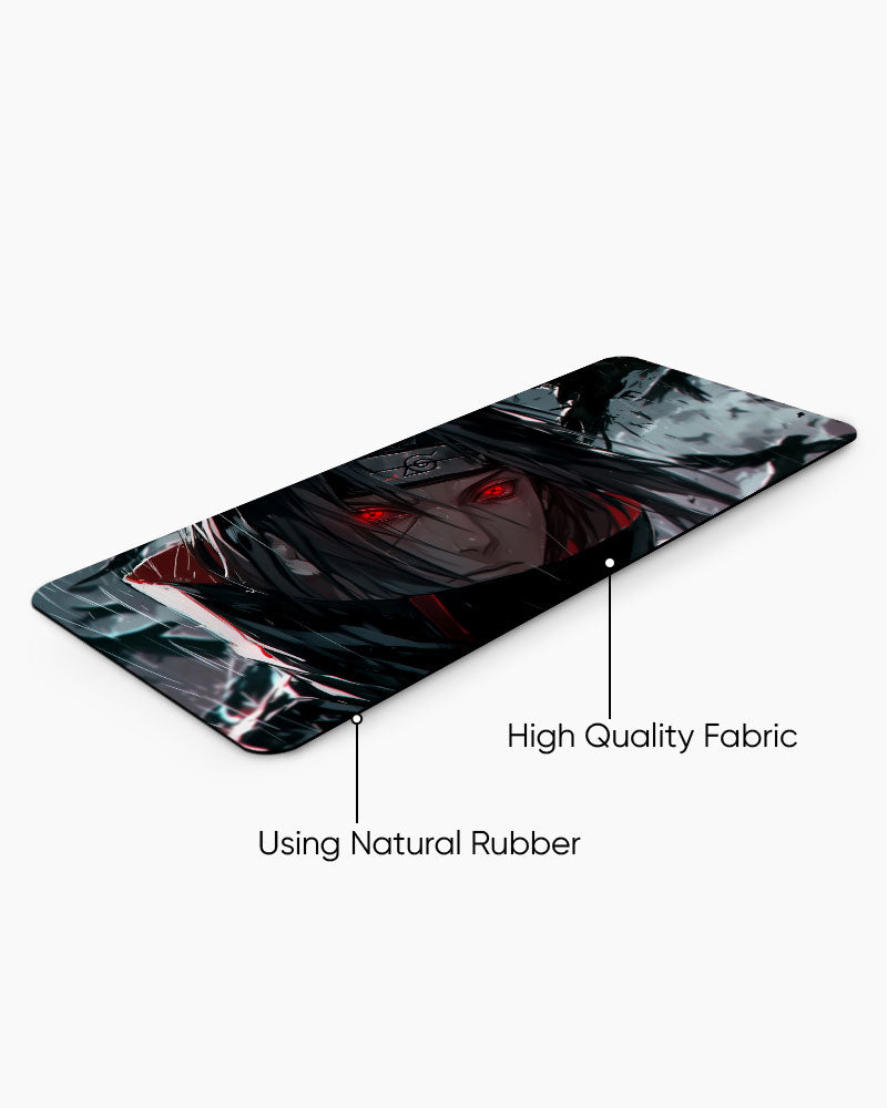 The Crow's Rain Desk Mat