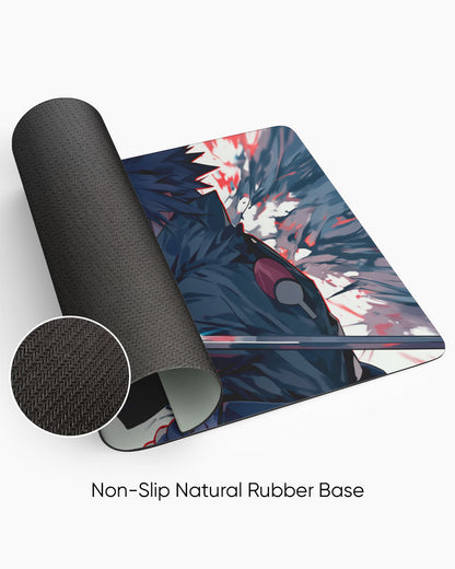 The Red Sun's Edge Desk Mat