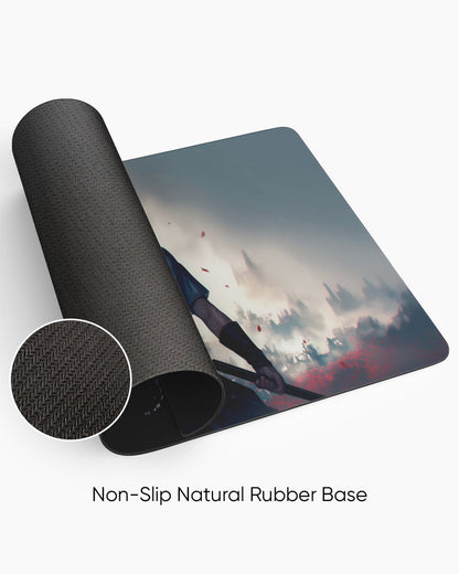 The Azure Blade Desk Mat