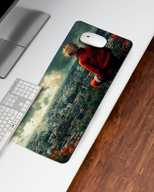 Konoha's Guardian Desk Mat