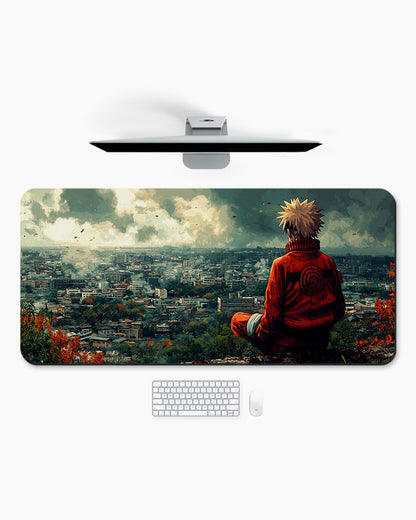 Konoha's Guardian Desk Mat