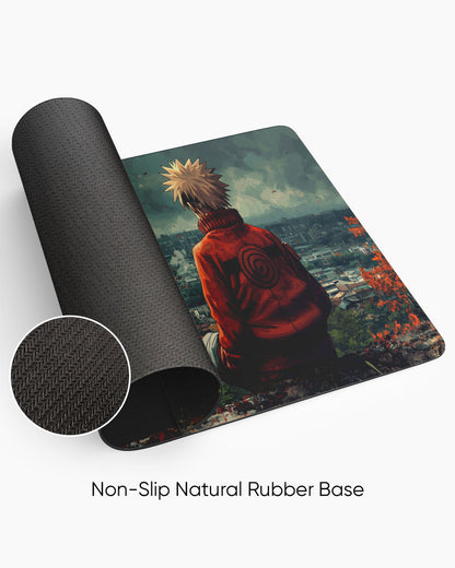 Konoha's Guardian Desk Mat