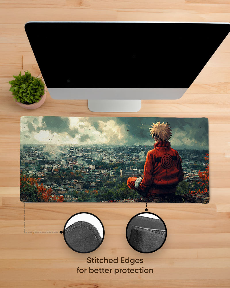 Konoha's Guardian Desk Mat