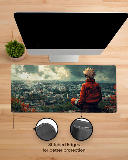 Konoha's Guardian Desk Mat