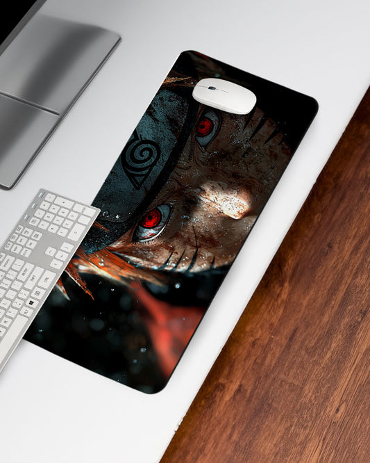 The Nine-Tails' Gaze  Desk Mat