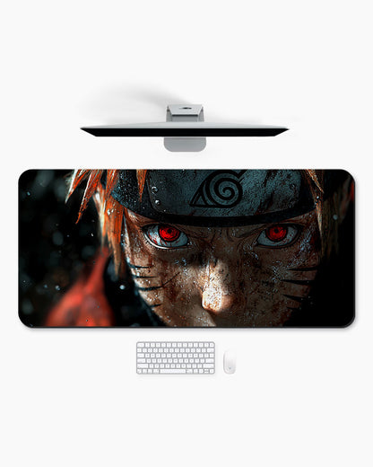 The Nine-Tails' Gaze  Desk Mat