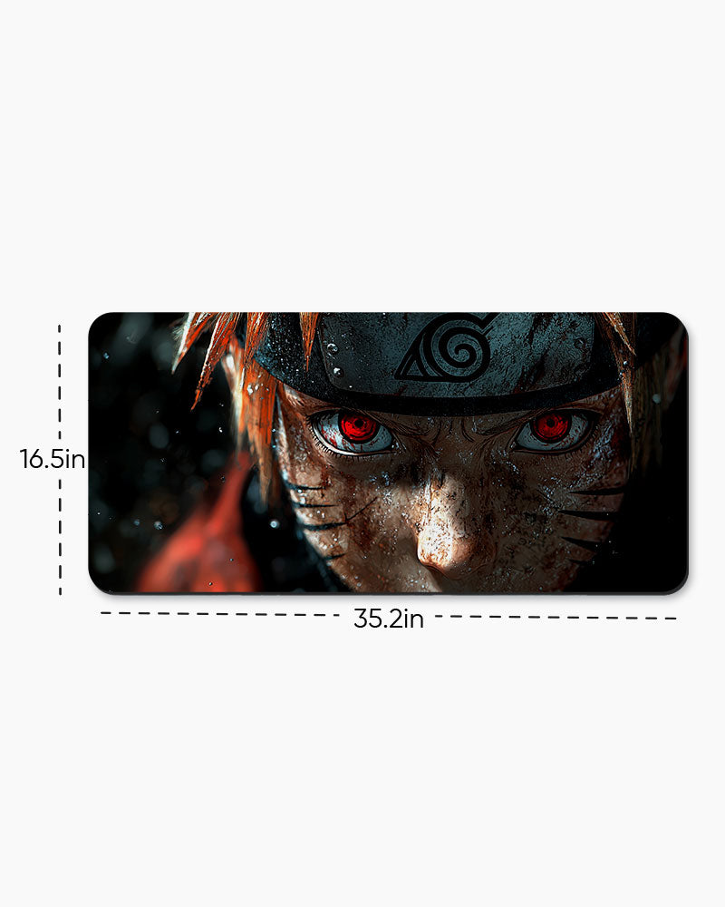 The Nine-Tails' Gaze  Desk Mat