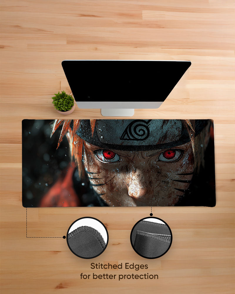 The Nine-Tails' Gaze  Desk Mat