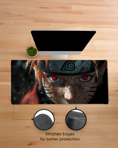 The Nine-Tails' Gaze  Desk Mat